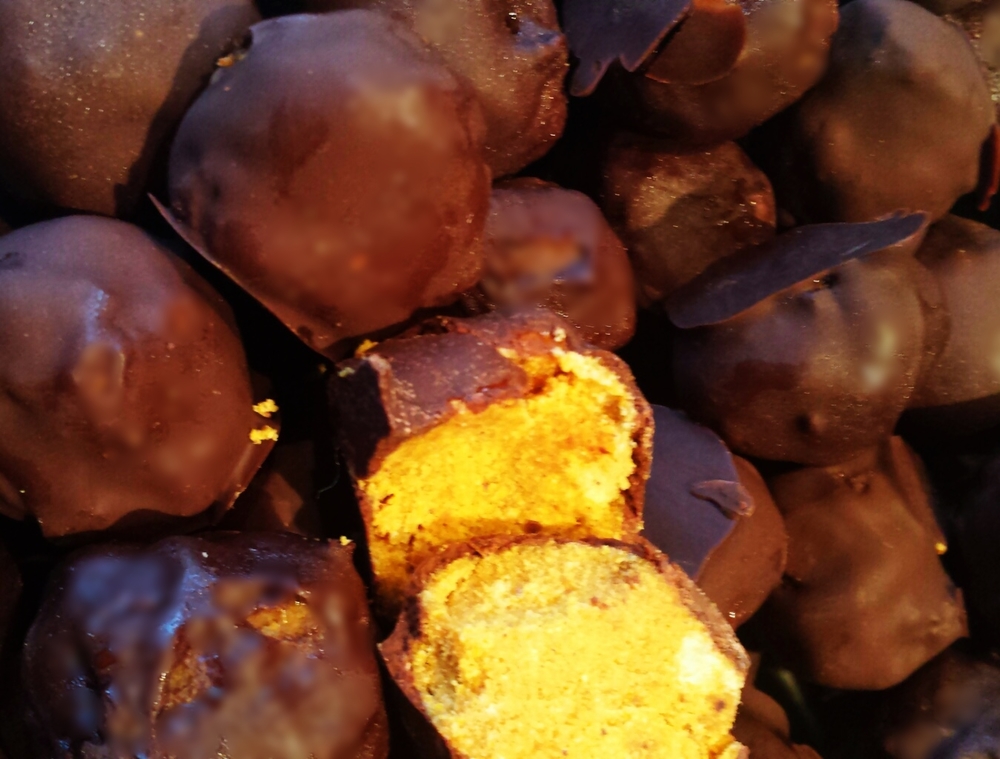 holiday spice truffles